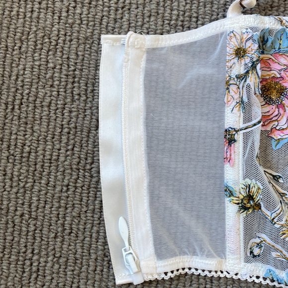 Victorias Secret Dream Angels Bustier floral lace sz 32C - Picture 11 of 11